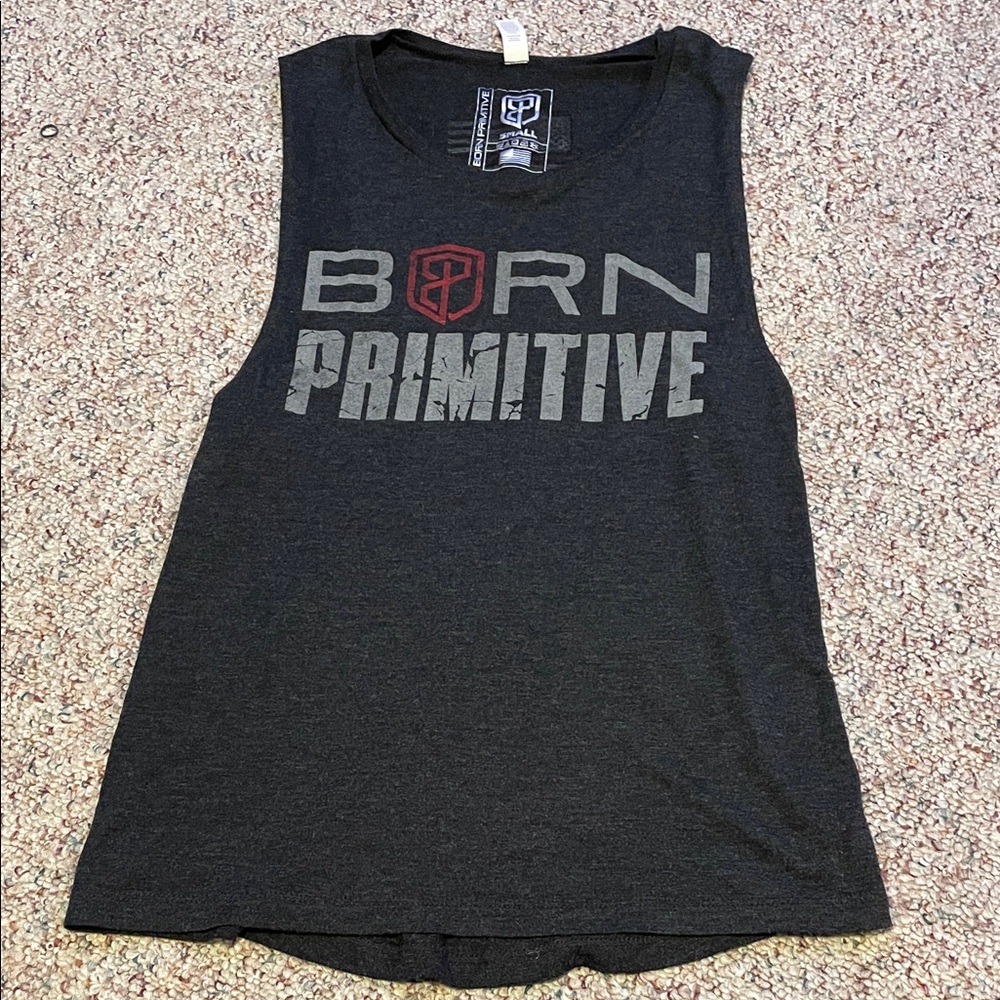 Born Primitive Charcoal Muscle Tee